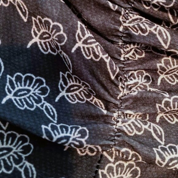 Tasha Polizzi designer ethnic boho wide leg palazzo knit pants - L - Picture 4 of 7